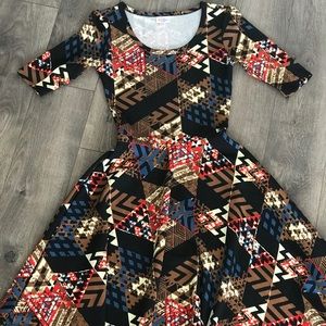 LulaRoe Nicole Dress XS NEW Never Worn